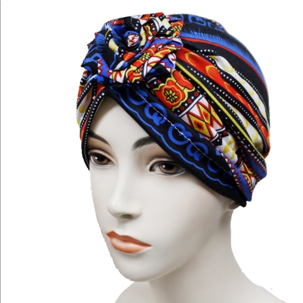 Blue Multi Turban - Picture 1 of 1